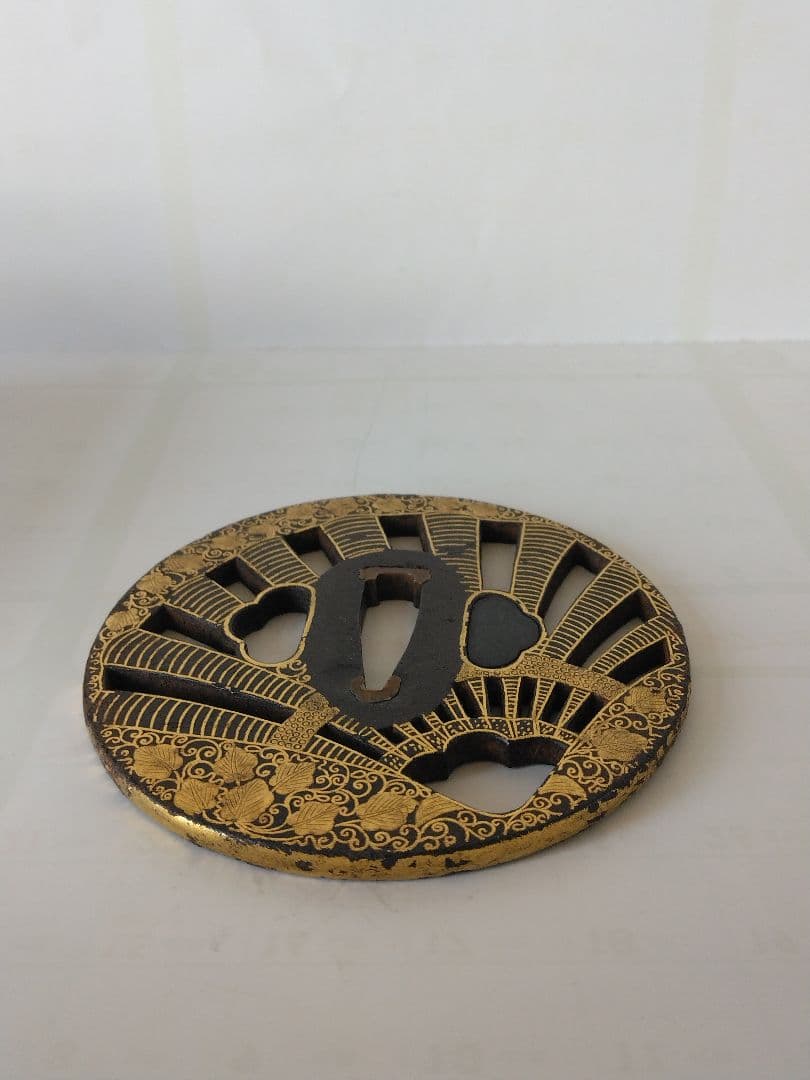 骨董　鍔　阿波正阿弥