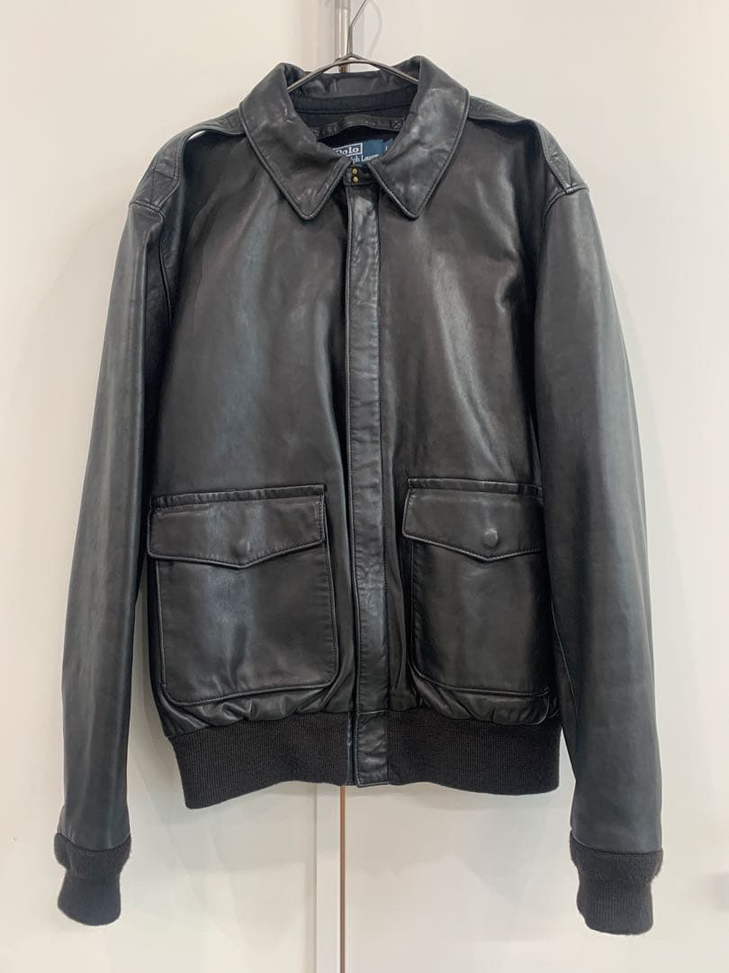 Polo by Ralph Lauren A-2 レザー フライトジャケット