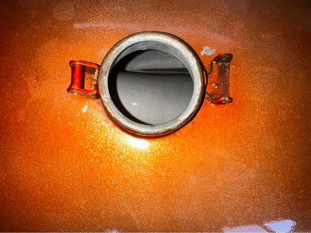 HONDA CB750Four K4 タンク サイドカバーサンライズオレンジ