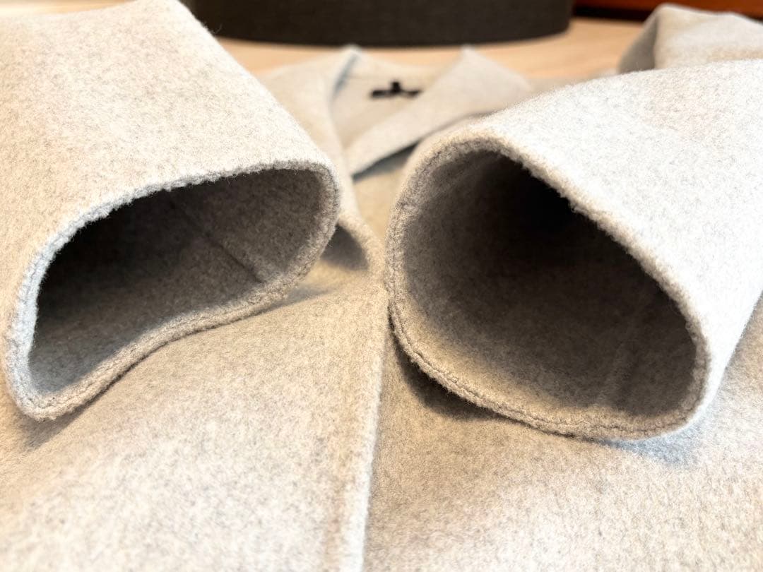 Theory セオリー カシミヤ ロングコート グレー