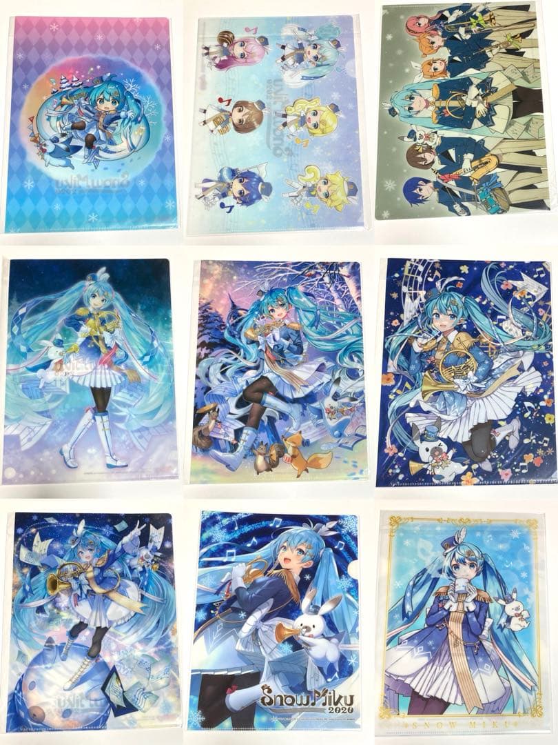 ボカロ 初音ミク 雪ミク 2020 クリアファイル ボーカロイド