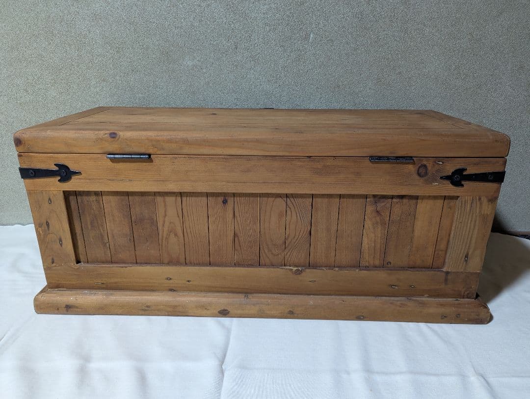 【マドリッドコレクション】木製宝箱 木箱 おもちゃ箱 コンテナ アンティーク風