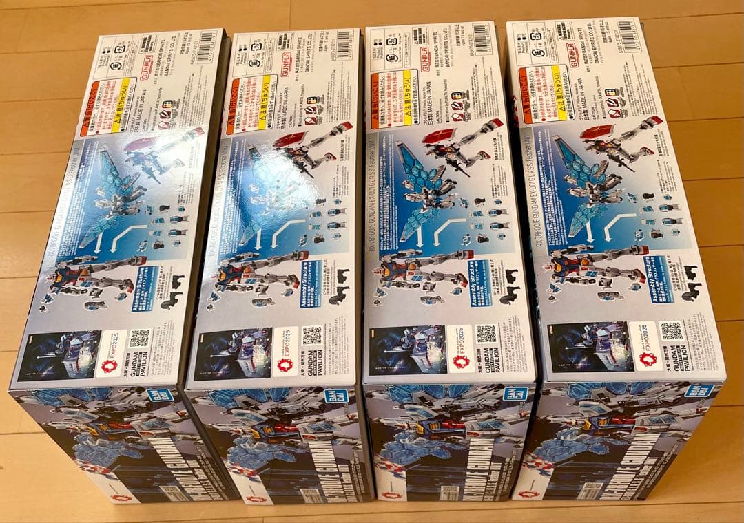 新品未使用　EXPO2025 1/144 RX-78F00/Eガンダム4セット