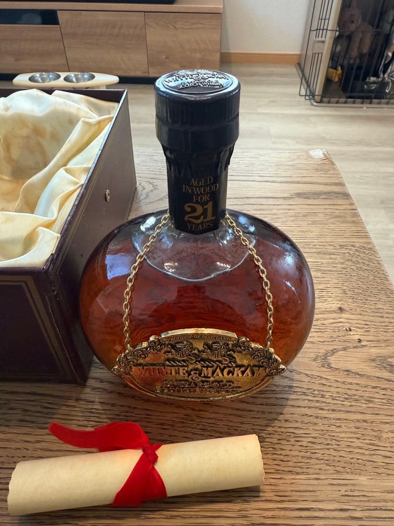 【未開封】WHYTE&MACKAY ホワイトマッカイ 21年 43％　750ml