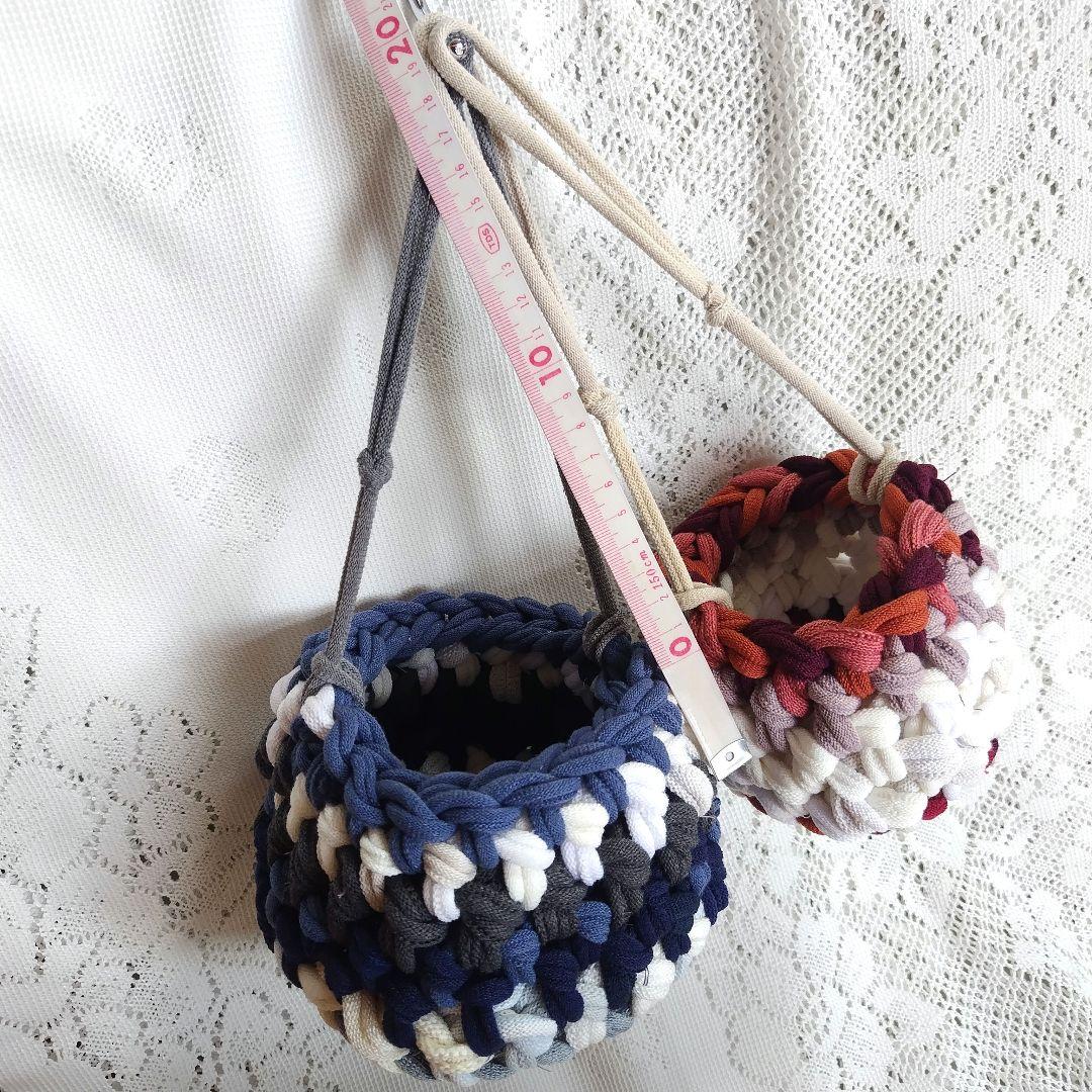 リクエストページ♡モモンガかごポーチ♡カラーお任せ２個セットハンギングバスケット