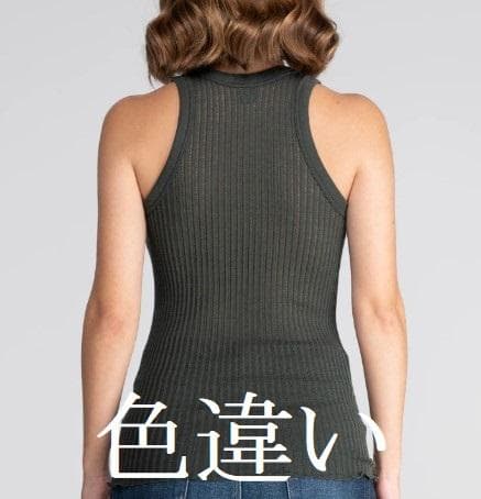 M（３）☆Oscalitoオスカリート　ノースリーブトップ　　シルク混　ウール