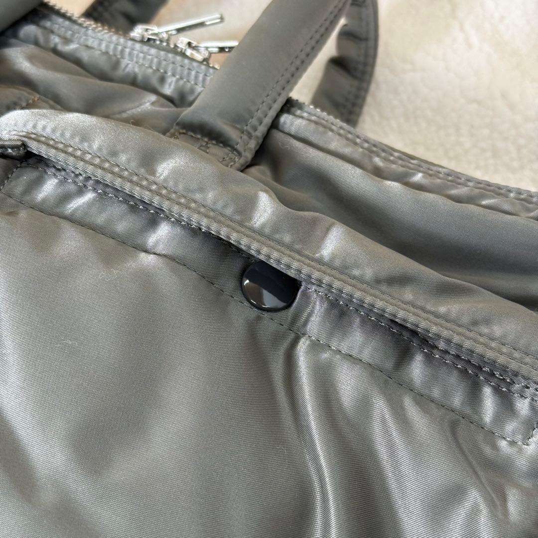 極美品　PORTER ポーター タンカー 2way ショルダーバッグ　 シルバー