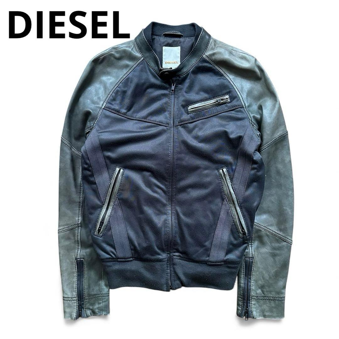 ジャケット・アウター 00s diesel Sheepskin Leather Jacket