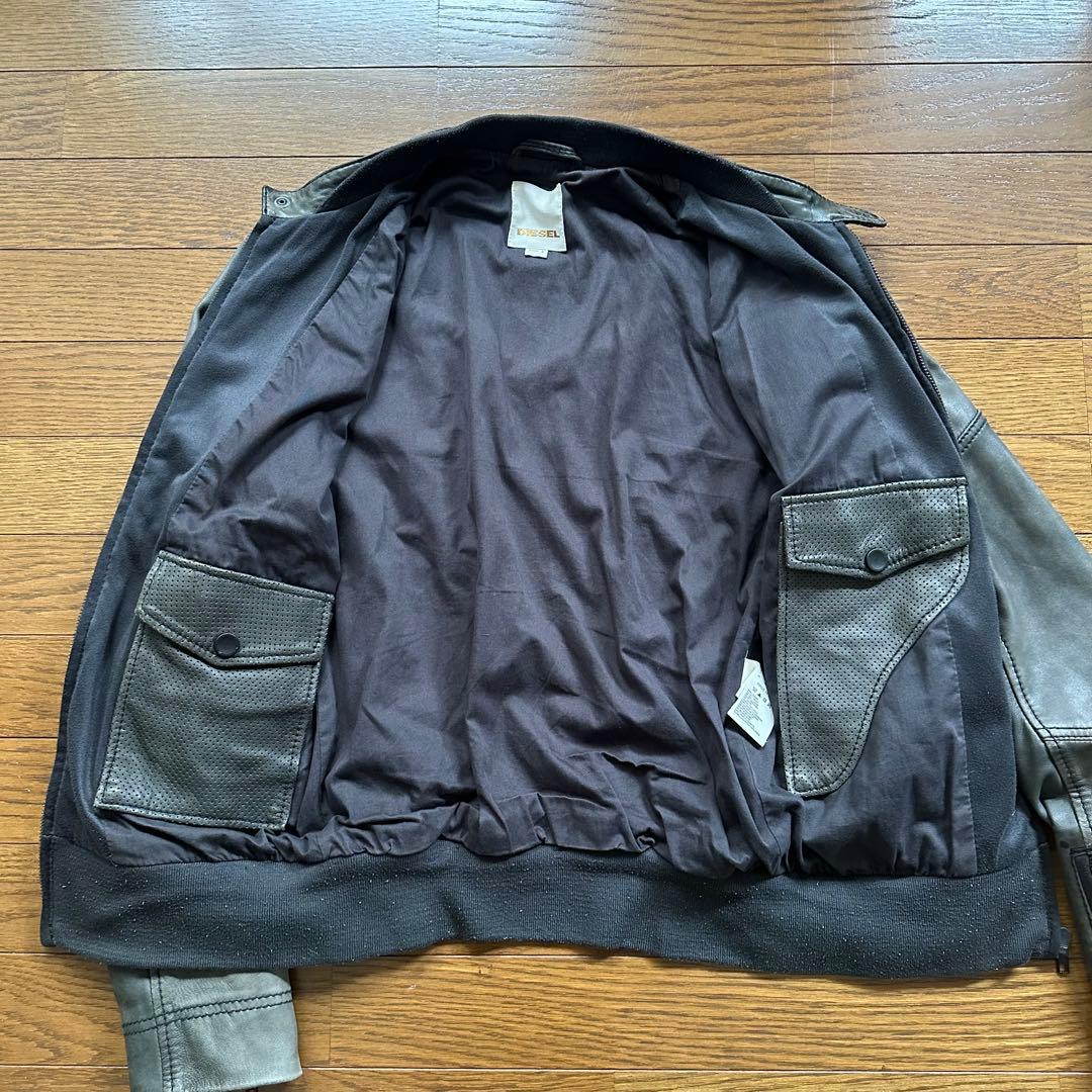 ジャケット・アウター 00s diesel Sheepskin Leather Jacket