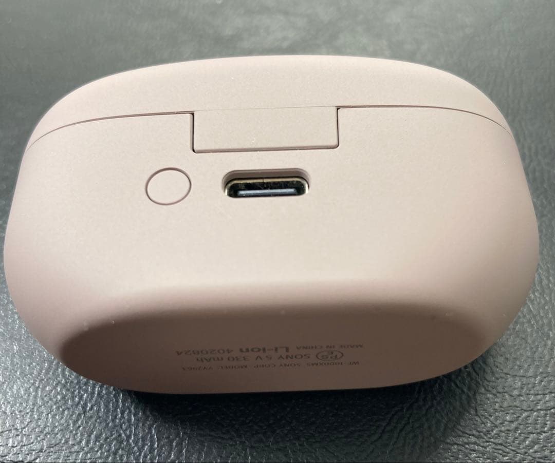 【美品】sony wf-1000xm5【充電ケース・ピンク】