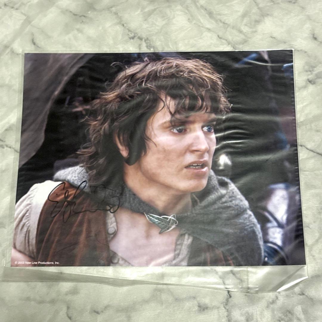 ロードオブザリング 直筆サイン 4枚組 ポートレート イライジャ・ウッド