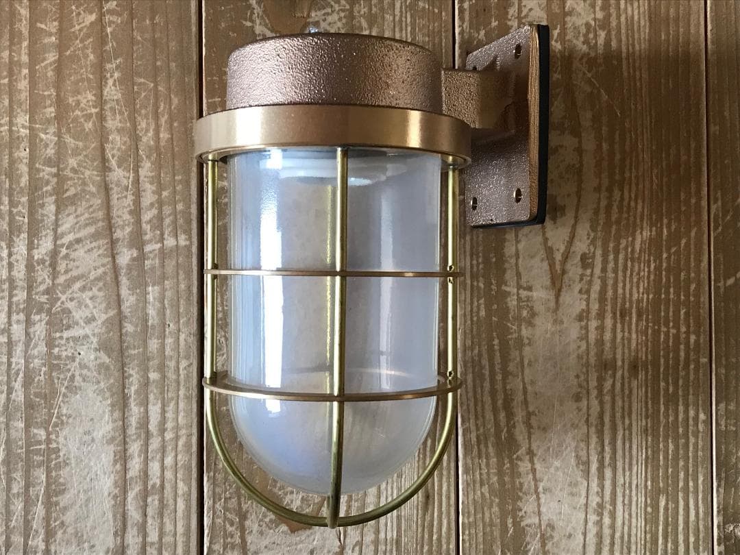 最終値下げ　マリンランプ2号フランジゴールド　松本船舶電機製作所