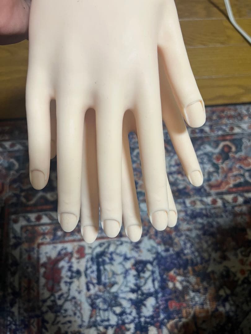 ネイル検定認定モデルハンド