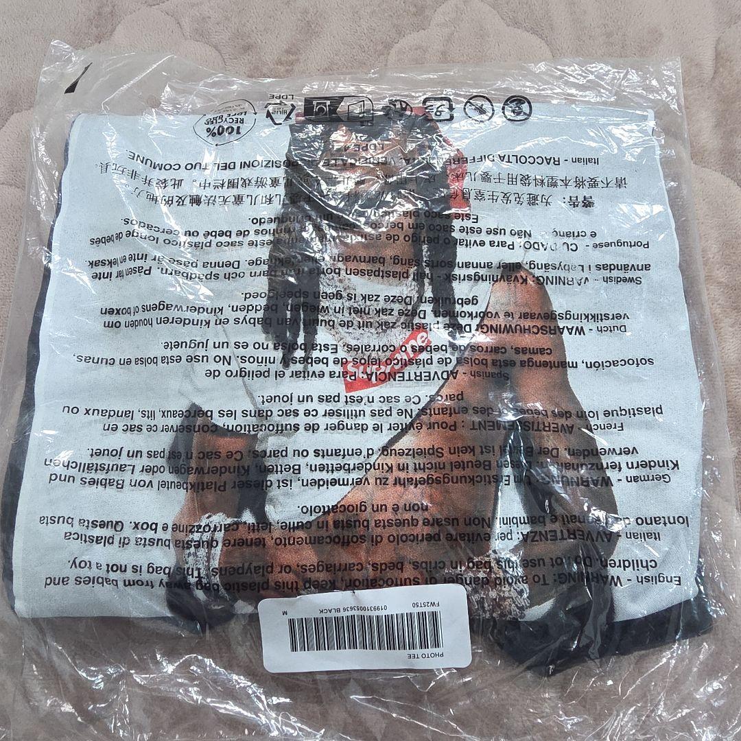 Supreme Playboi Carti Tee M ブラック FA25