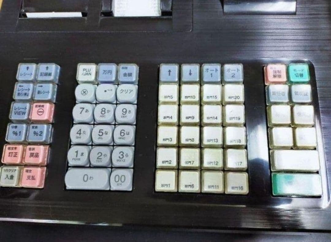 シャープレジスター　XE-A407　PC連携売上管理　上位機種　444007