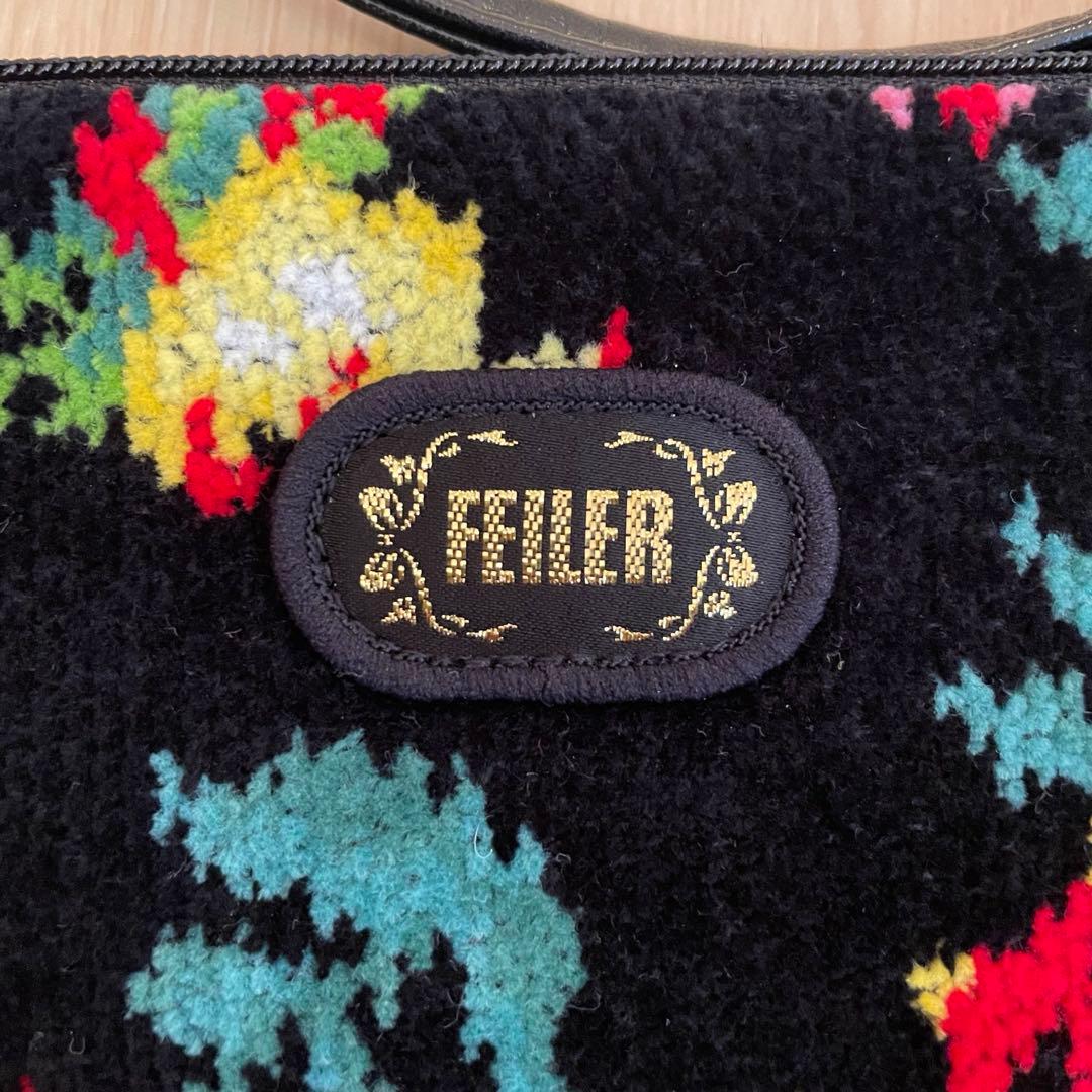 フェイラー　ハイジ　ミニポシェットショルダーバッグ　黒