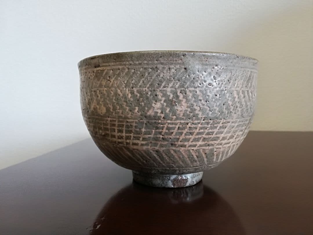⭐時代物茶道具 三島唐津 彫り唐津 茶盌 古唐津？朝鮮唐津 古美術骨董品