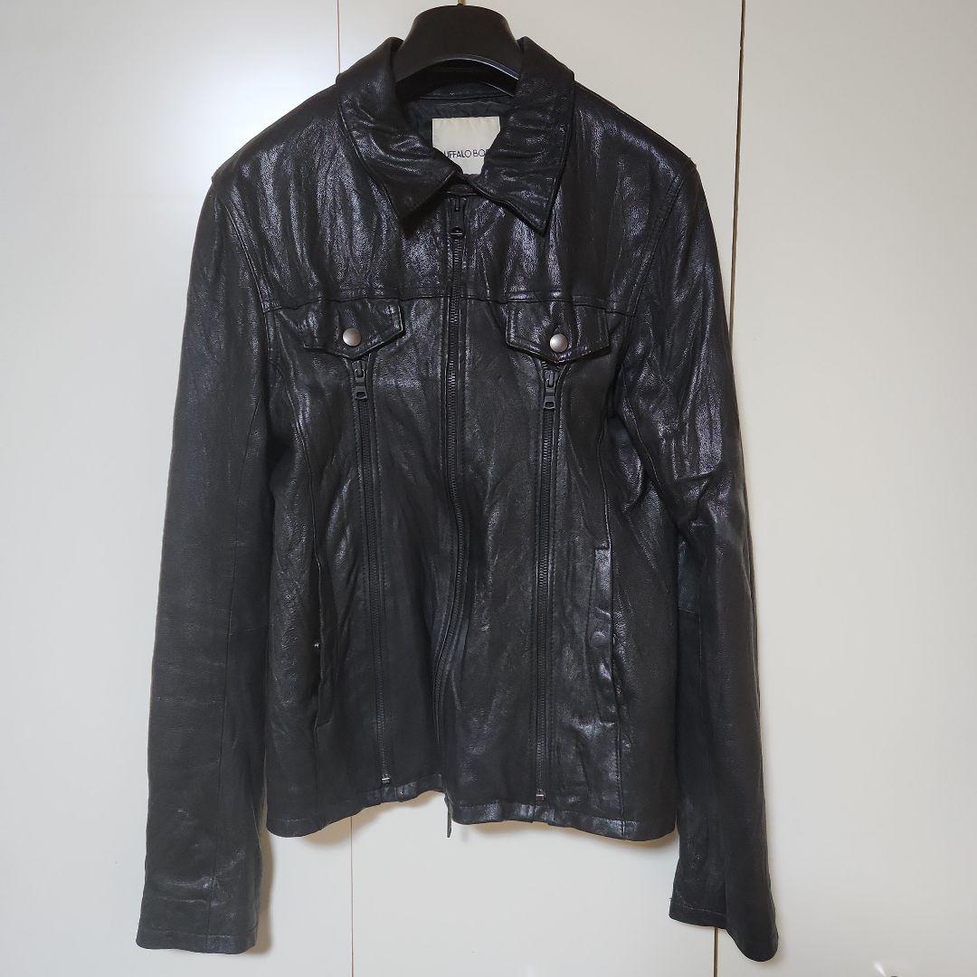 BUFFALO BOBS ブラック レザー ジャケット サイズ3