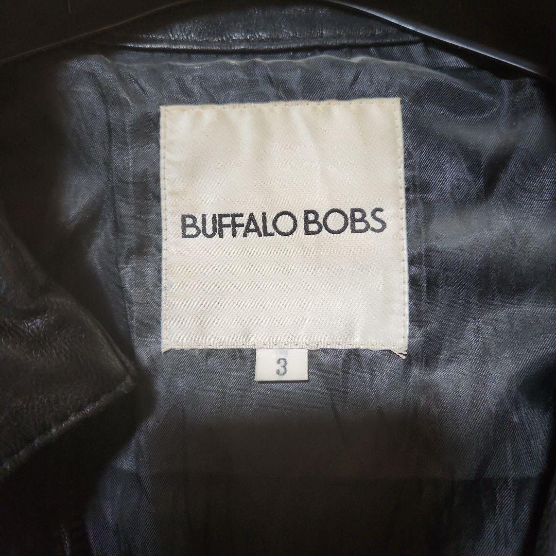 BUFFALO BOBS ブラック レザー ジャケット サイズ3