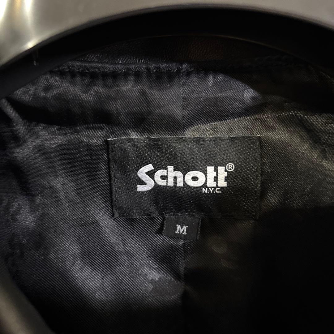 Schott ショット シープレザー 1st トラッカージャケット Mサイズ