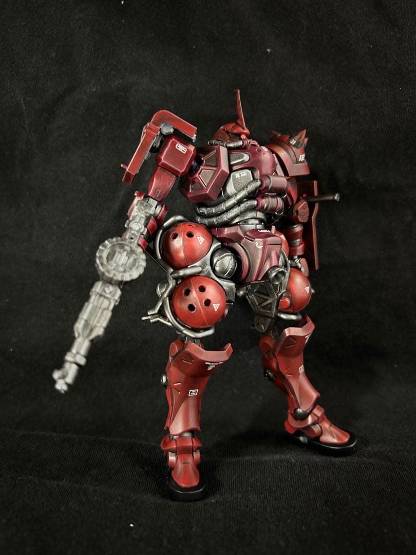 HG軍警ザク　シャアカラー仕上げ