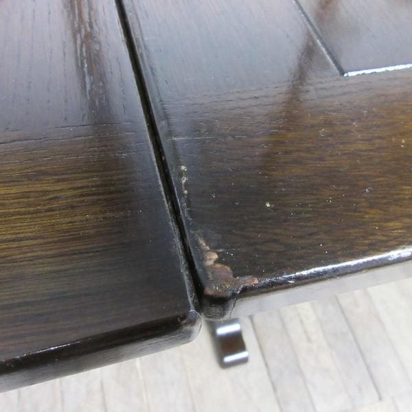 イギリス アンティーク 家具 ダイニングテーブル ドローリーフ 英国 6986c