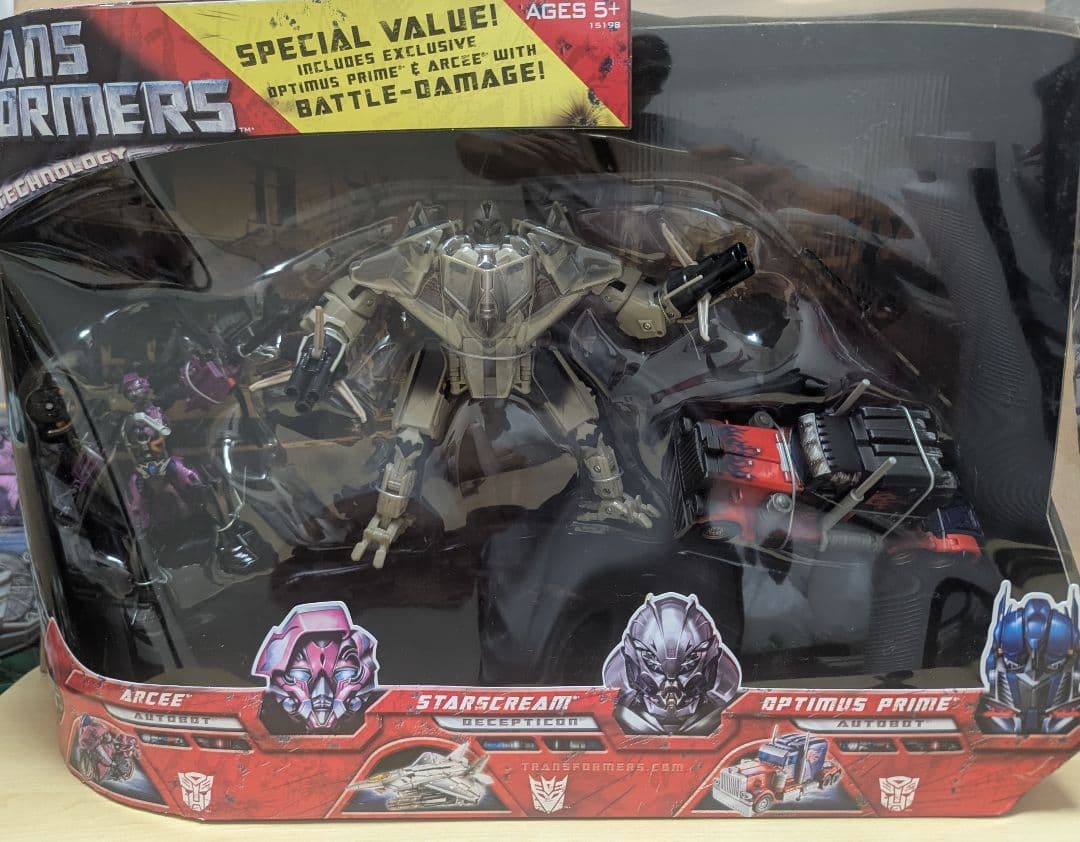 日本未発売 TFムービー オプティマス・アーシー・スタースクリームセット 新品