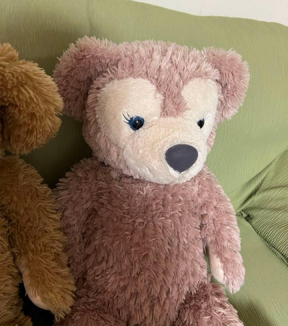 ダッフィー、シェリーメイのMサイズぬいぐるみ