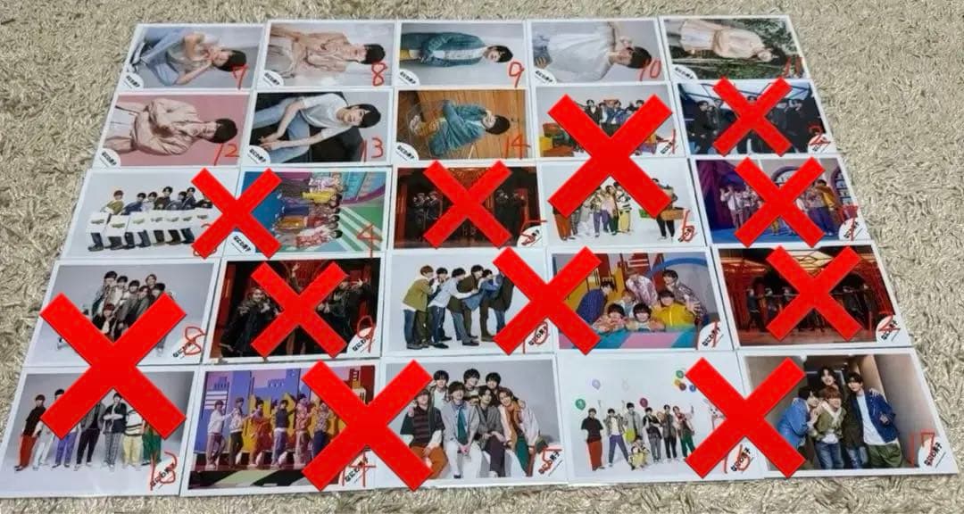 【バラ売り希望値段提示可、定価以下】なにわ男子 公式写真 まとめ売り 379枚