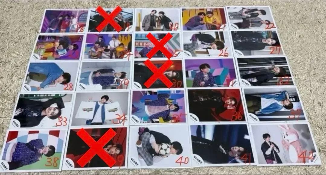 【バラ売り希望値段提示可、定価以下】なにわ男子 公式写真 まとめ売り 379枚