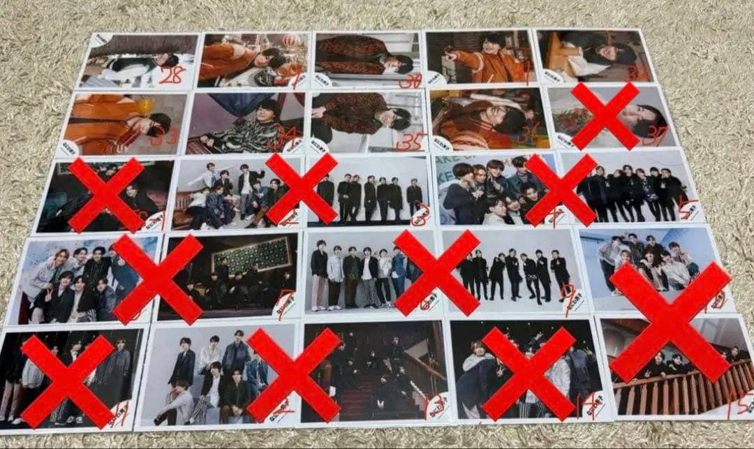 【バラ売り希望値段提示可、定価以下】なにわ男子 公式写真 まとめ売り 379枚