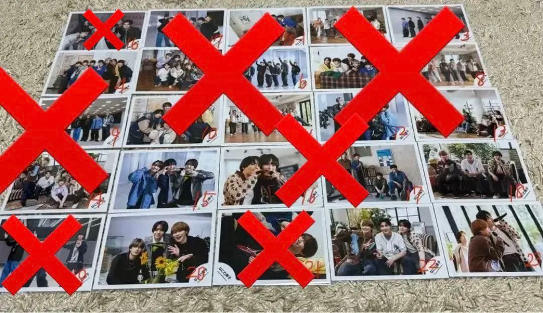 【バラ売り希望値段提示可、定価以下】なにわ男子 公式写真 まとめ売り 379枚