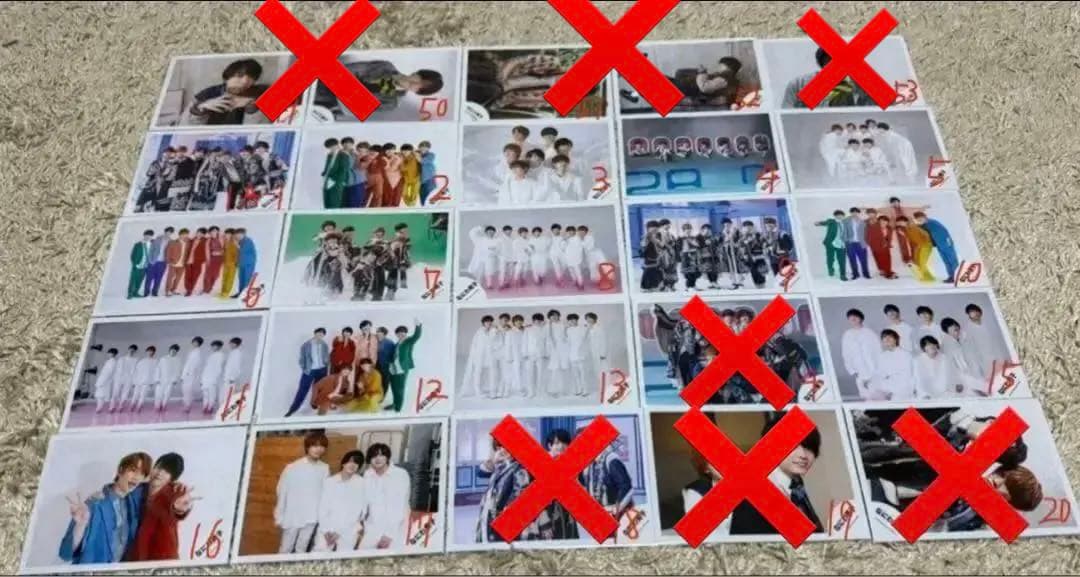 【バラ売り希望値段提示可、定価以下】なにわ男子 公式写真 まとめ売り 379枚