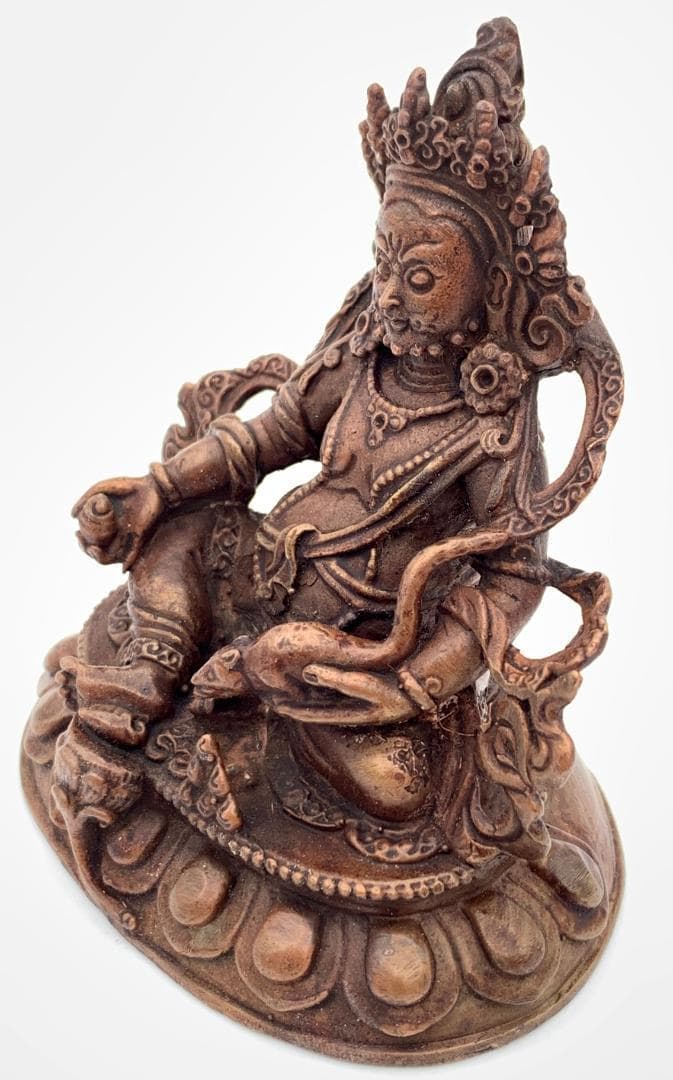 ◆毘沙門天（ヴァイシュラヴァナ）像◆仏教 チベット ◆アンティーク風-AZ