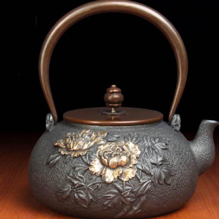 SW 松紋堂 鉄器 急須 伝統工芸 手作り 鉄分補給 鉄瓶　014