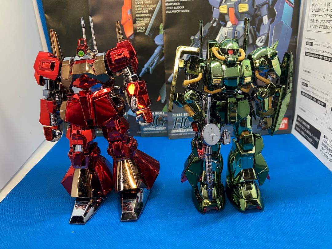 HG 1/144 Z ガンダム　メッキ　バージョン　ザク　リック　ディアス
