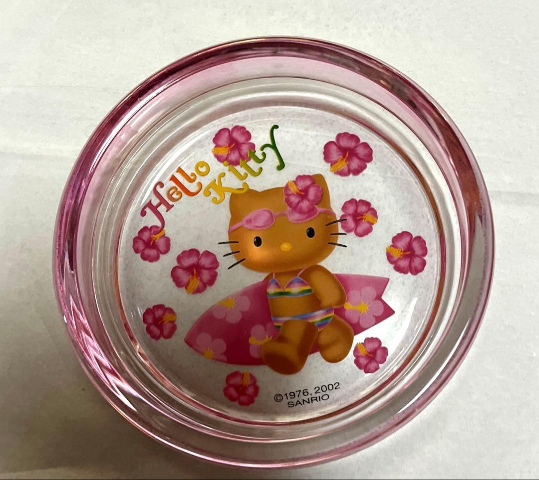 ハローキティ　ガングロ　ヒヤケ　小物入れ　陶器　2002 当時物　レア