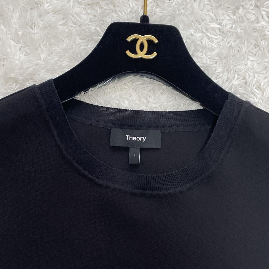 完売品✨美品 22SS Theory スリーブレス クルーネック シェルトップス