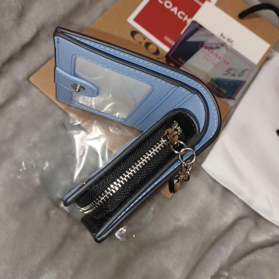 新品未使用✨ COACH 二つ折り財布 ハッピードッグ　犬　ブラック