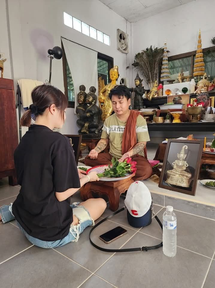 ンガン　\"セッティロギヤ\" タイお守り　プラクルアン 恋愛　幸運　金運