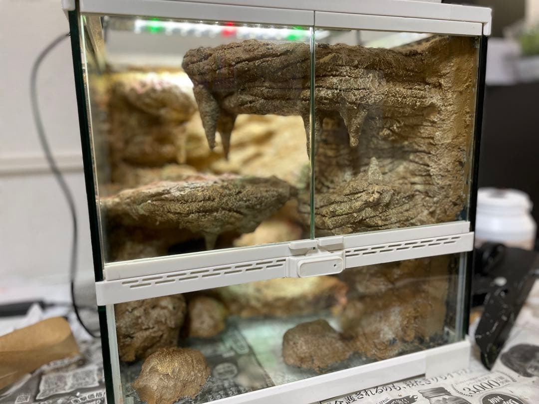 爬虫類レイアウト用品　爬虫類ケージ　ジオスペース