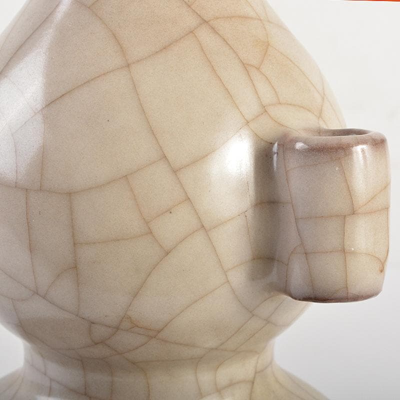 中国　哥釉　貫耳　葫蘆瓶　C　7293E