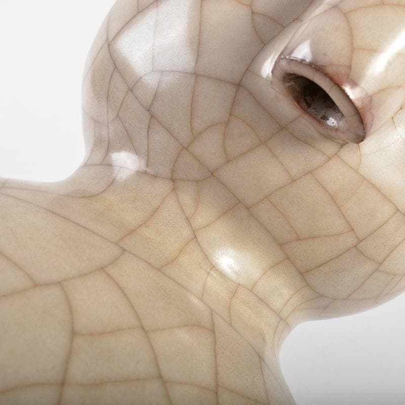 中国　哥釉　貫耳　葫蘆瓶　C　7293E