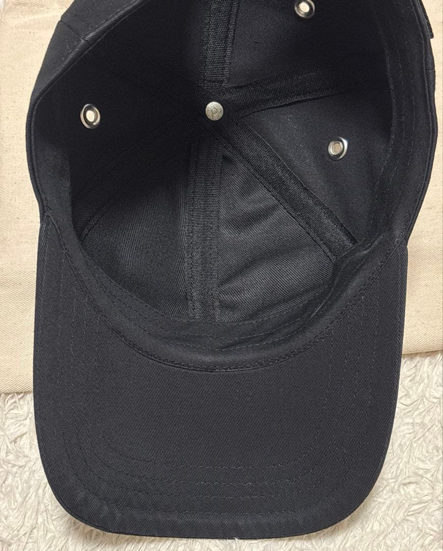 アミパリス　Ami Paris ベースボールキャップ　エンブロイダリー　ブラック