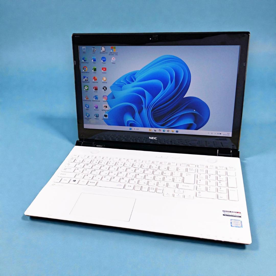 美品！ 贅沢1TB Win11 ブルーレイ メモリ8GB ノートパソコン カメラ