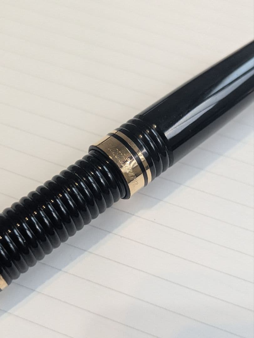 プラチナ万年筆　ギャザード　旧型　細字　14K