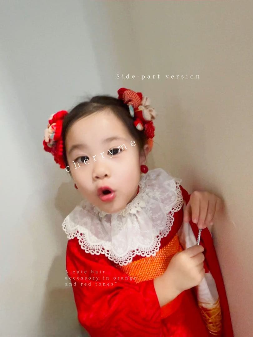 【*i様 七五三　七五三髪飾り　ヘッドドレス　着物髪飾り　リメイク髪飾り　037