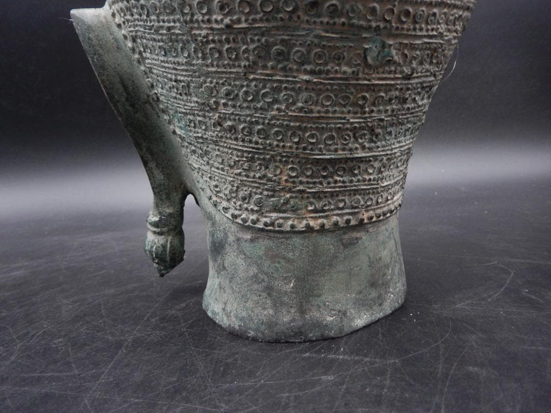 タイ仏教美術 青銅製 仏頭 スコータイ アユタヤ ガンダーラ ビルマ ブロンズ