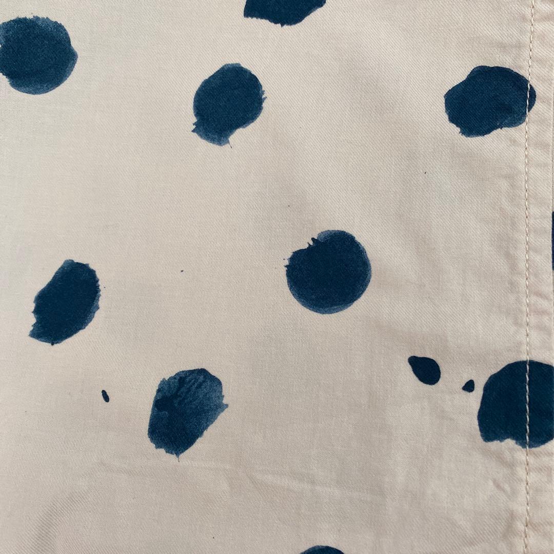 TAO COMME des GARCON'S 水玉　 キュロット ホワイトデニム