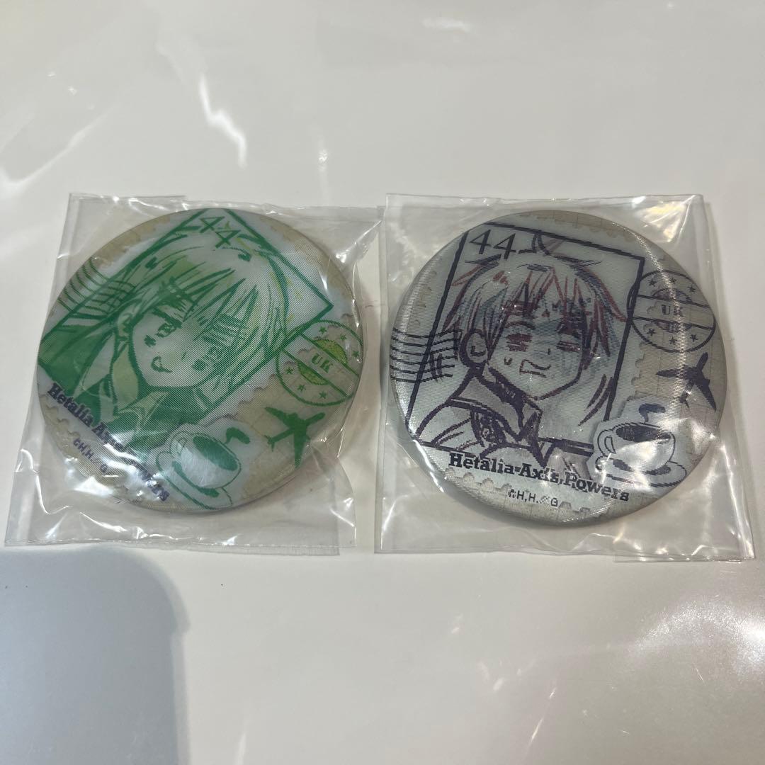 ヘタリア　チェンジング缶バッジ　イギリス